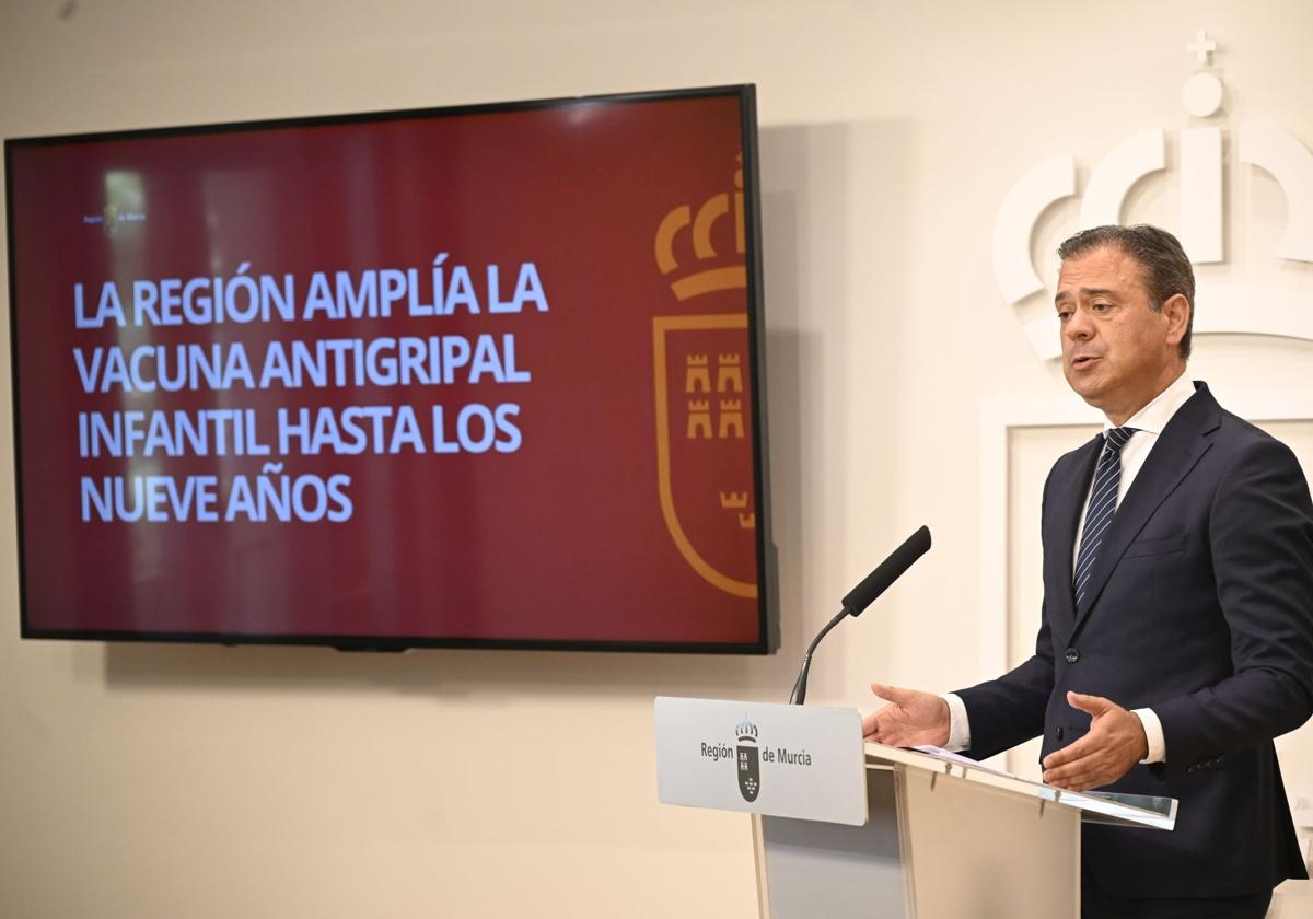 La vacunación contra la gripe en la Región de Murcia comenzará en octubre para 65.000 menores de hasta 9 años