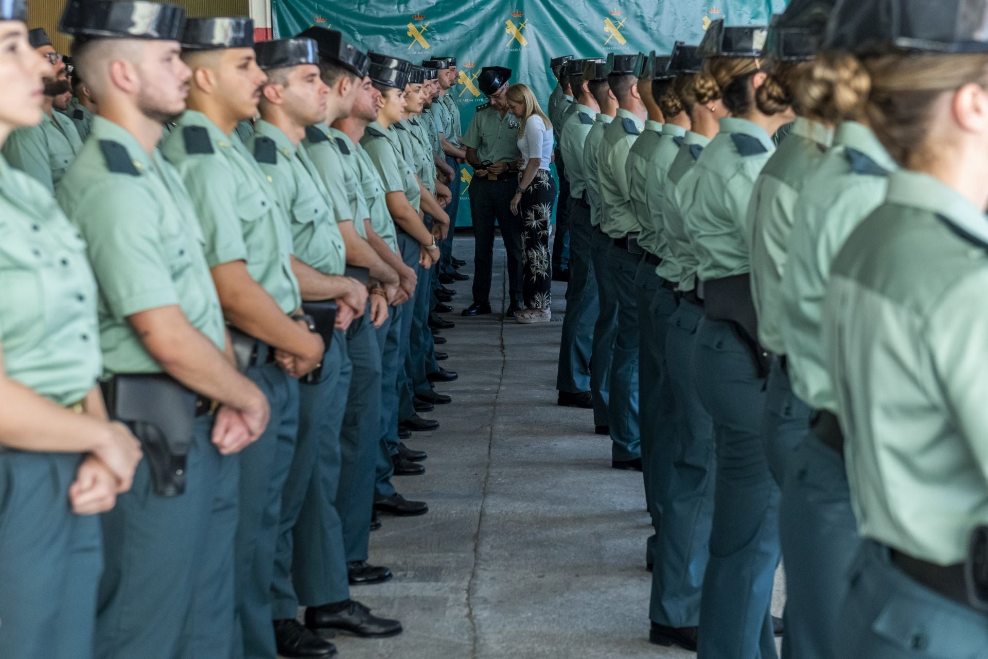 La presentación como guardia civil del camerunés Jean Paul, en imágenes