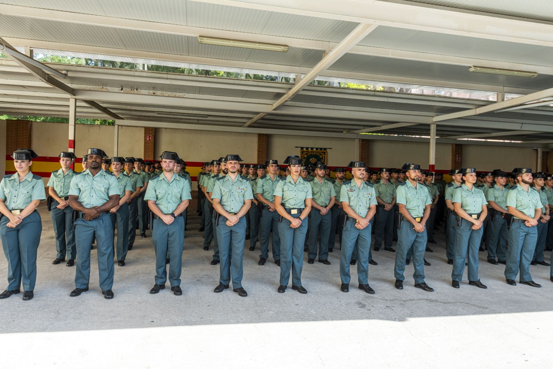 La presentación como guardia civil del camerunés Jean Paul, en imágenes
