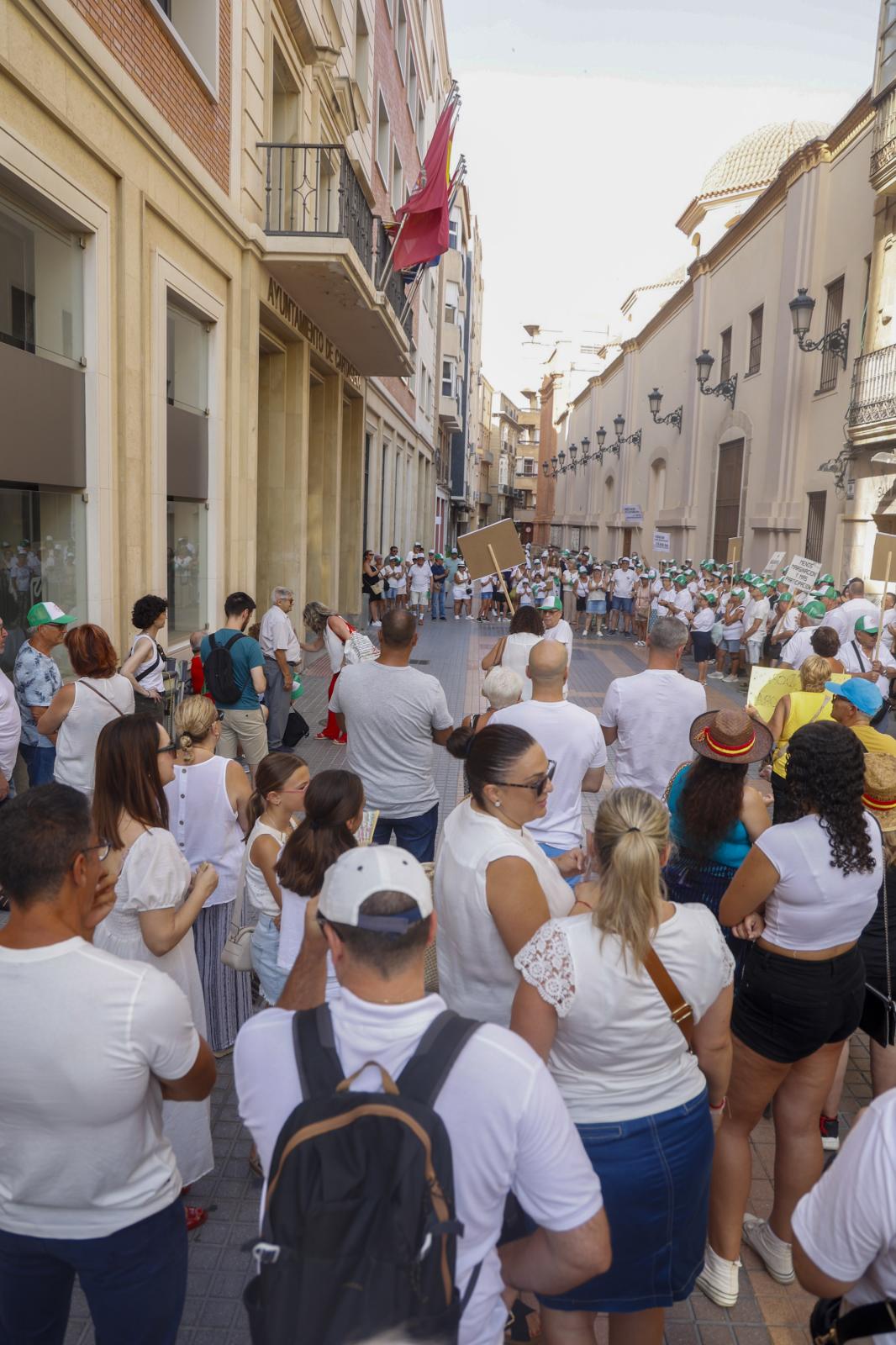 La protesta de los vecinos de Villas Caravaning, en imágenes