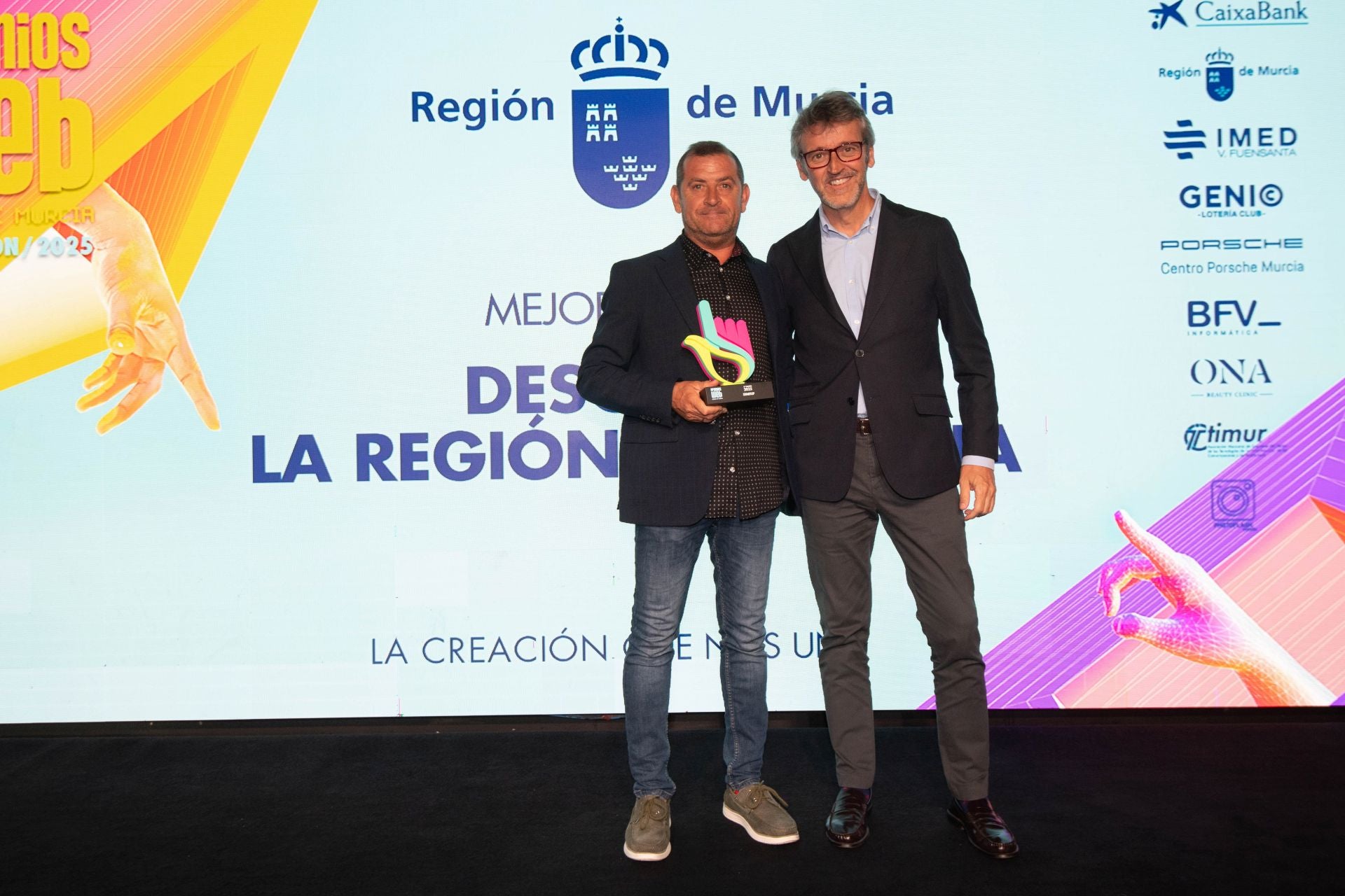 En imágenes, gala de entrega de los Premios Web de LA VERDAD 2025