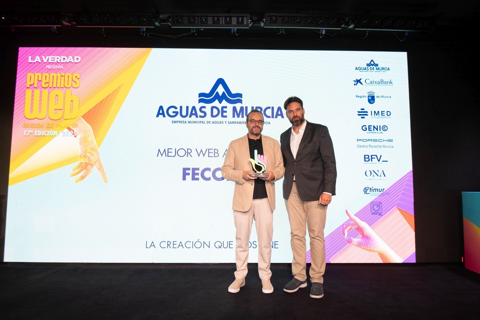 En imágenes, gala de entrega de los Premios Web de LA VERDAD 2025