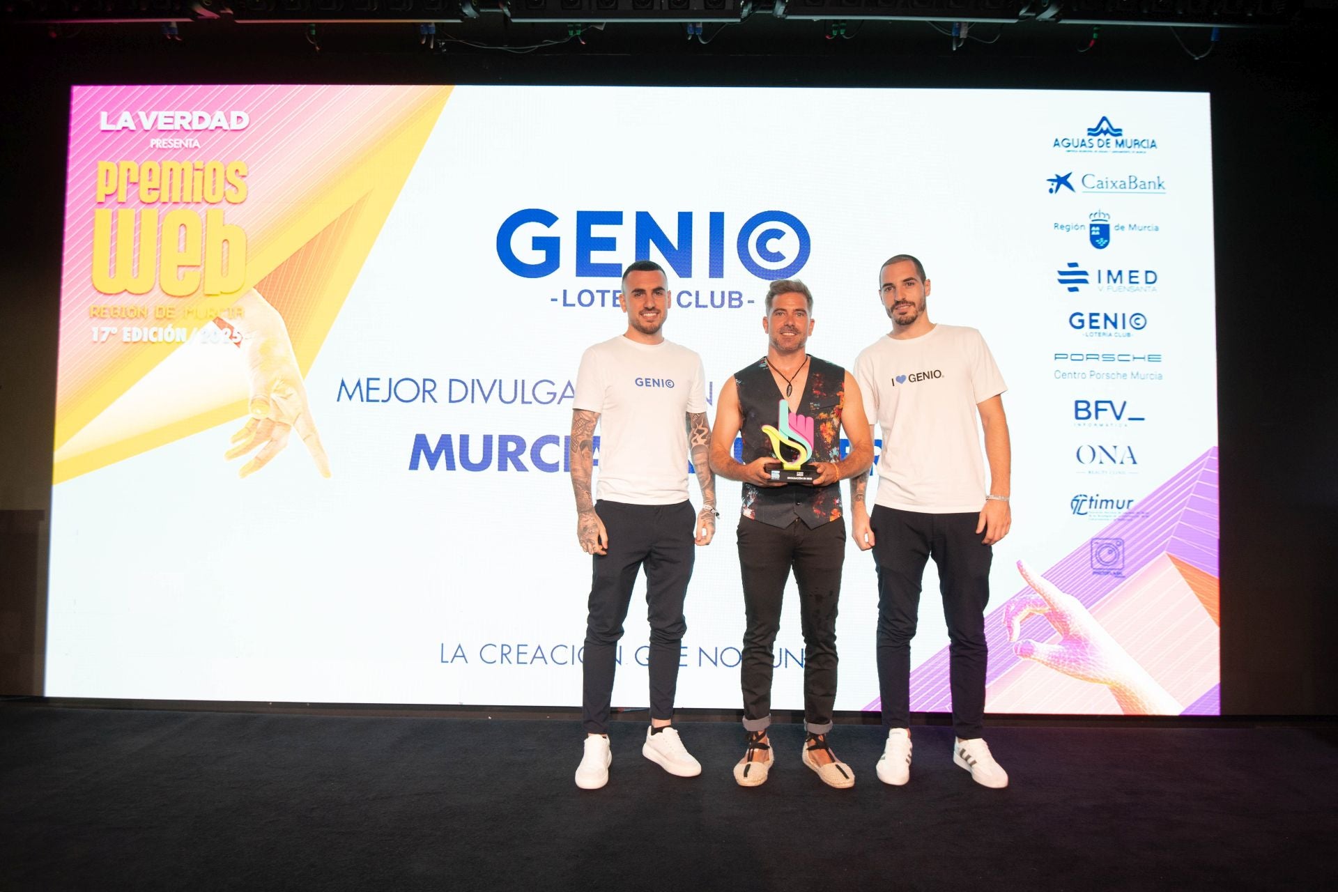 En imágenes, gala de entrega de los Premios Web de LA VERDAD 2025