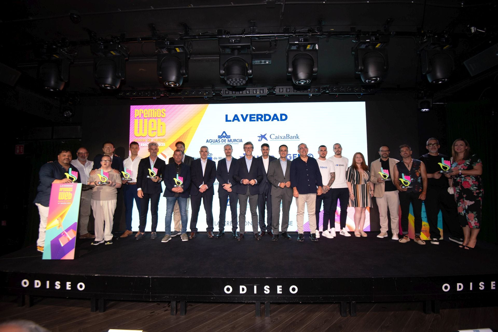 En imágenes, gala de entrega de los Premios Web de LA VERDAD 2025