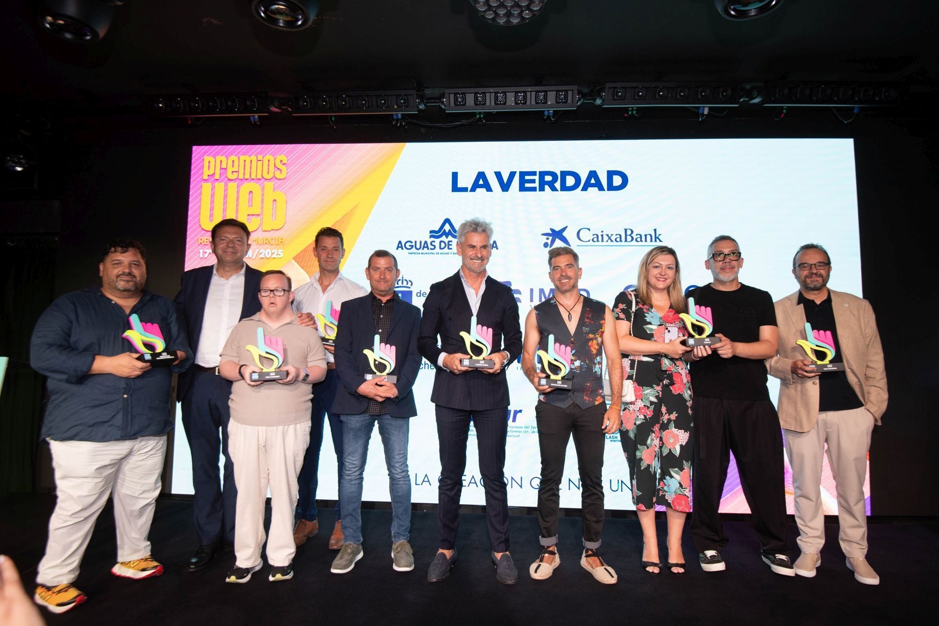 En imágenes, gala de entrega de los Premios Web de LA VERDAD 2025