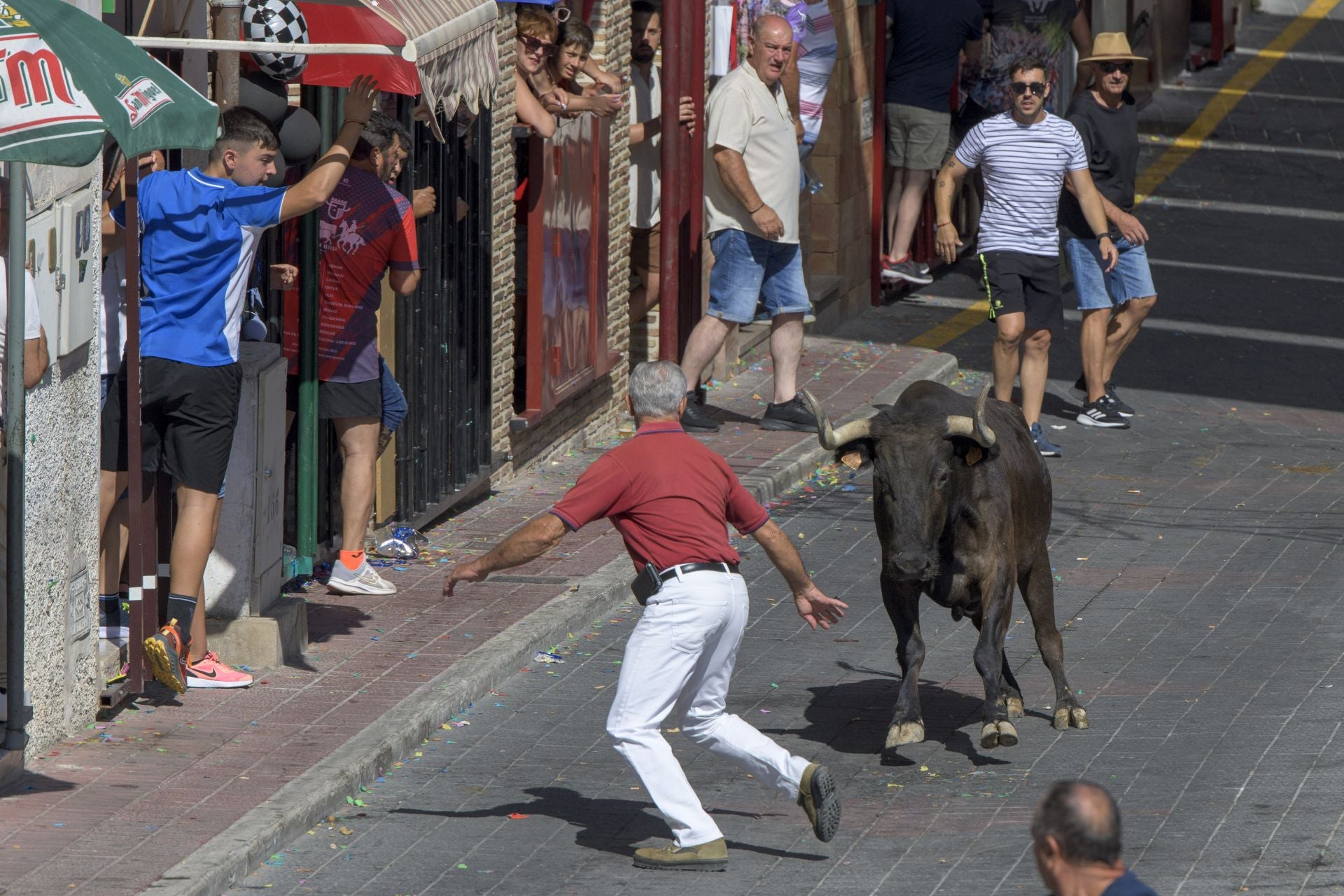 El encierro de Moratalla de este viernes, en imágenes