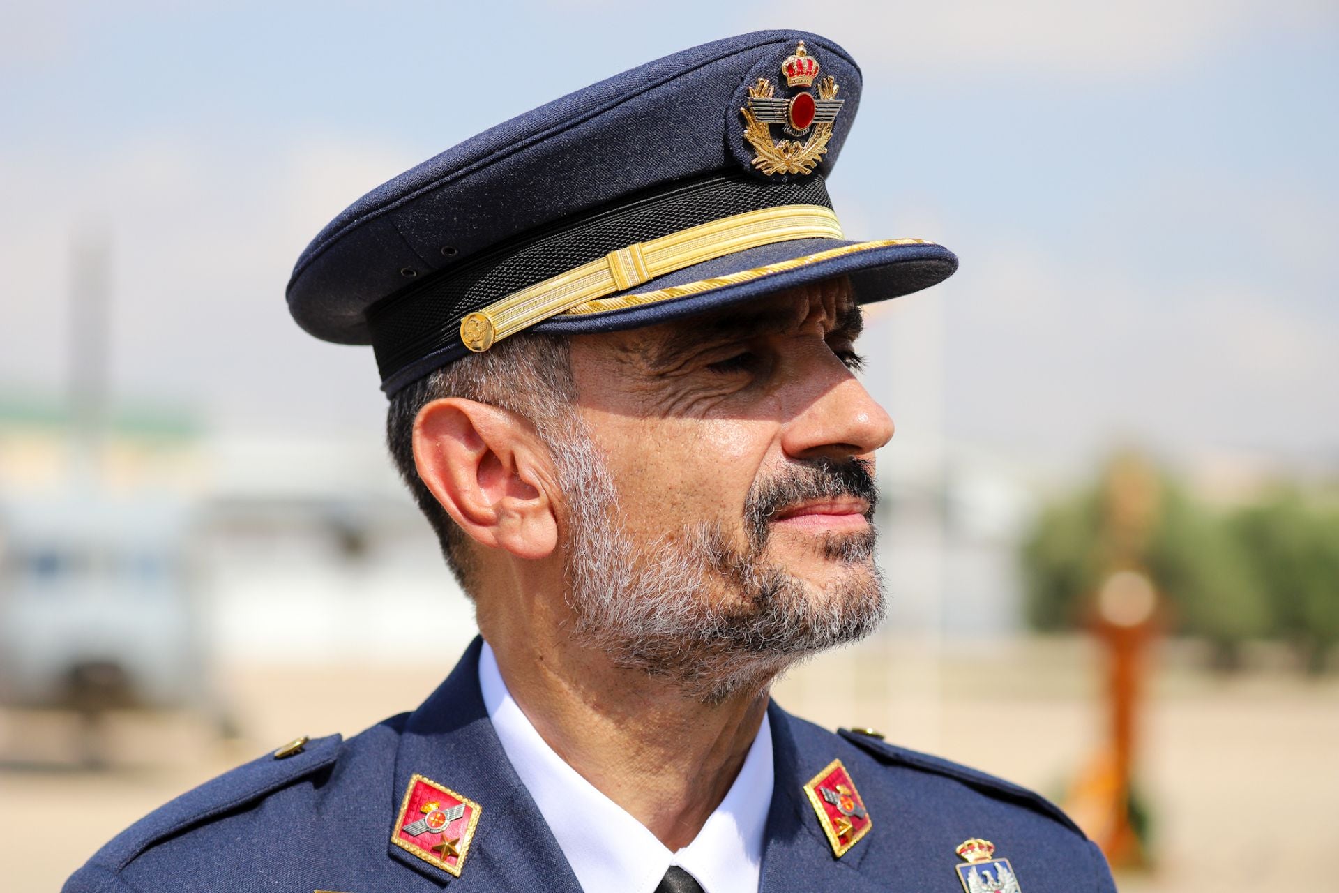La toma de posesión del coronel José Ignacio Sánchez-Heredero García como nuevo jefe de la Base Aérea de Alcantarilla, en imágenes
