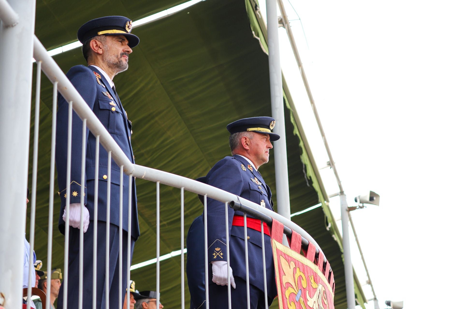 La toma de posesión del coronel José Ignacio Sánchez-Heredero García como nuevo jefe de la Base Aérea de Alcantarilla, en imágenes