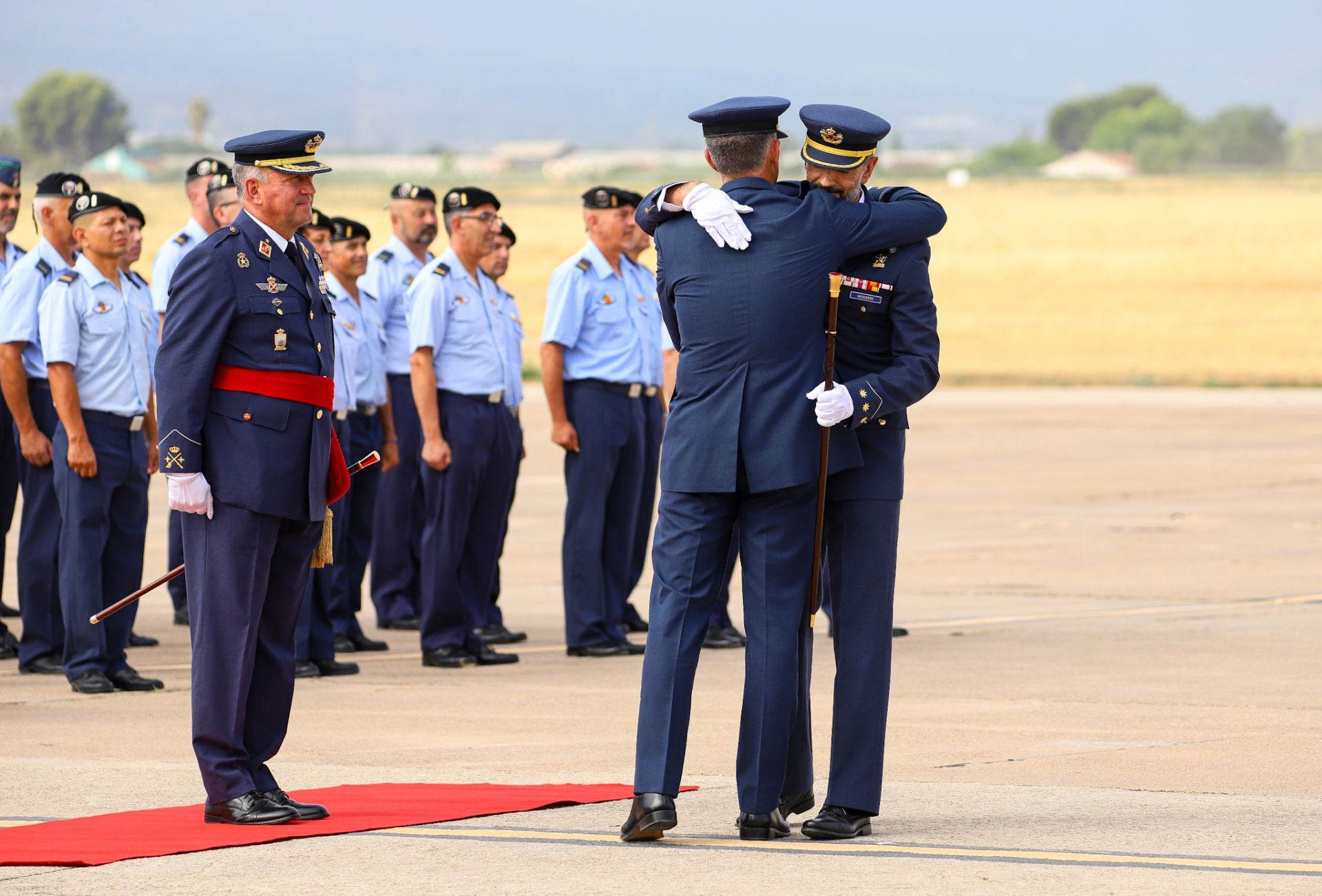 La toma de posesión del coronel José Ignacio Sánchez-Heredero García como nuevo jefe de la Base Aérea de Alcantarilla, en imágenes