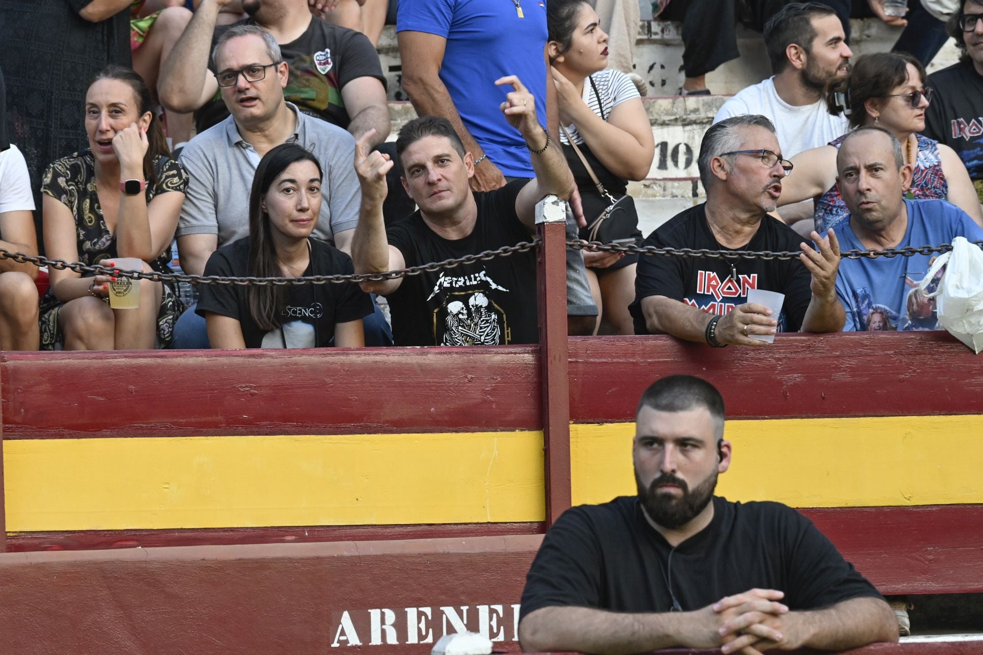 Concierto de Europe en la plaza de toros de Murcia, en imágenes