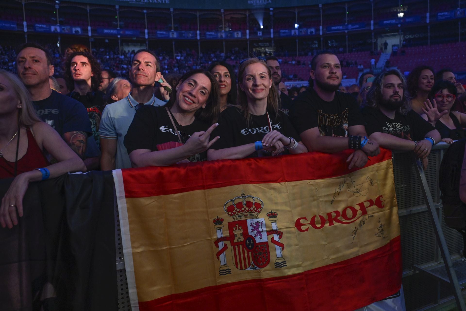 Concierto de Europe en la plaza de toros de Murcia, en imágenes