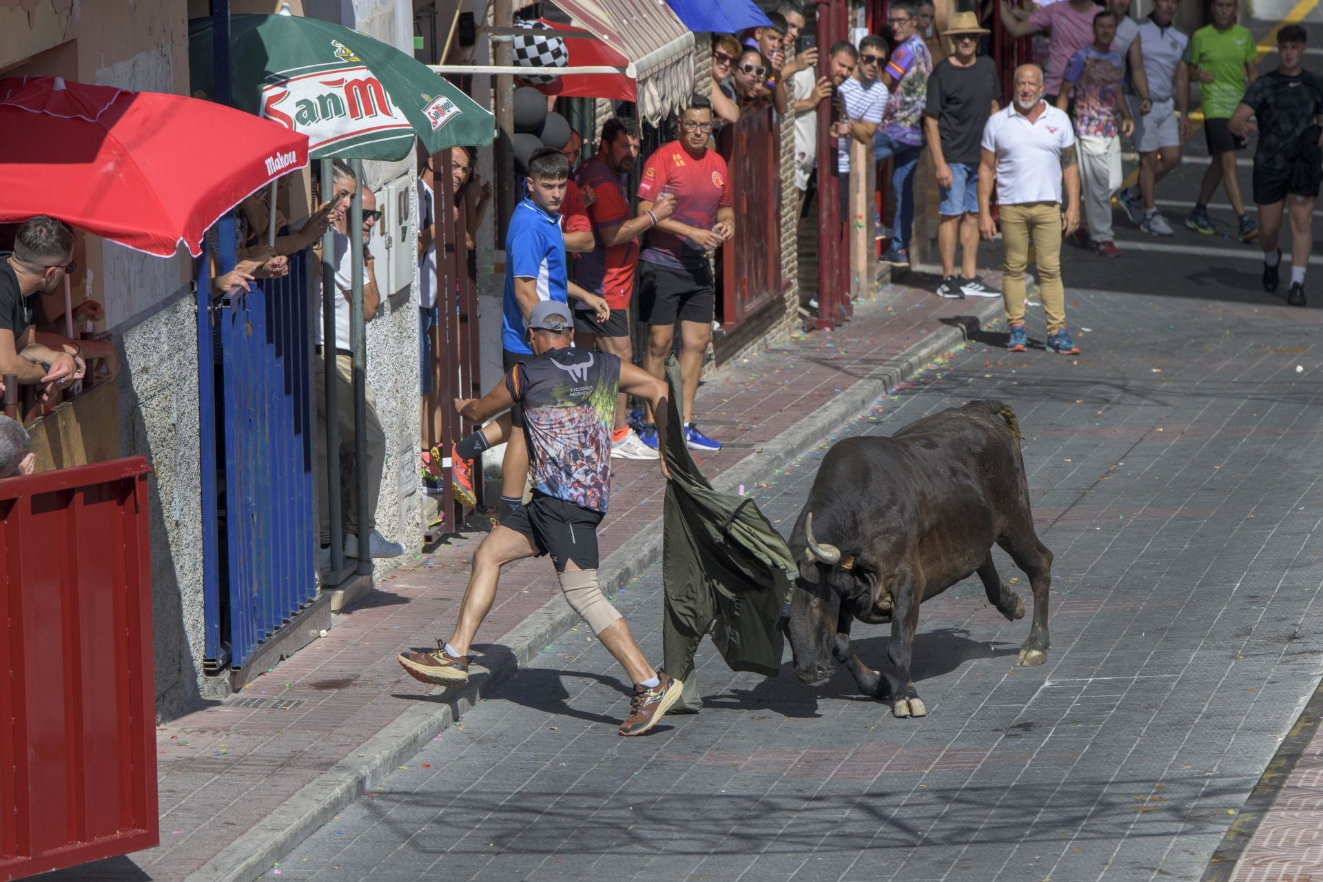 El encierro de Moratalla de este viernes, en imágenes
