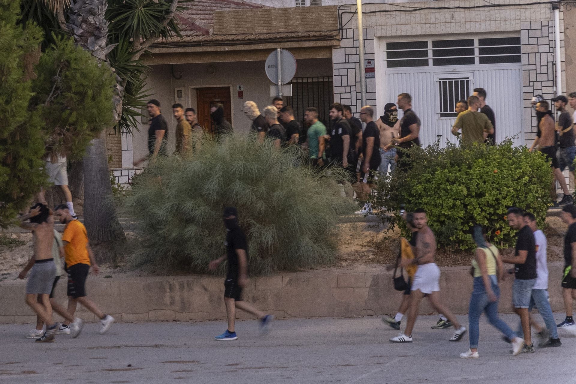 Los disturbios del sábado en Torre Pacheco, en imágenes