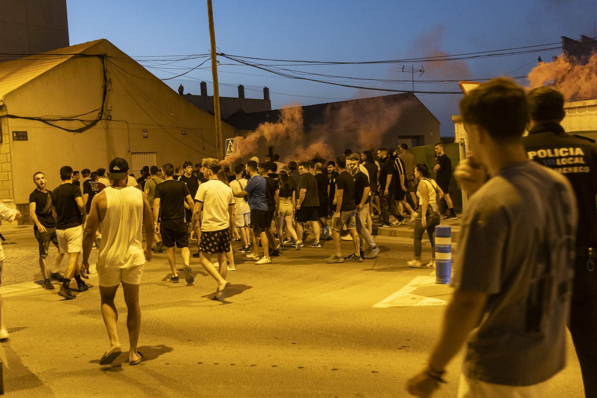 Los disturbios del sábado en Torre Pacheco, en imágenes