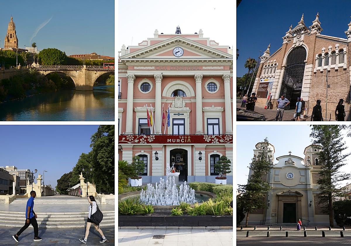 Espacios y edificios emblemáticos de Murcia