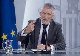 El ministro de Interior, Fernando Grande-Marlaska, en una imagen de archivo.