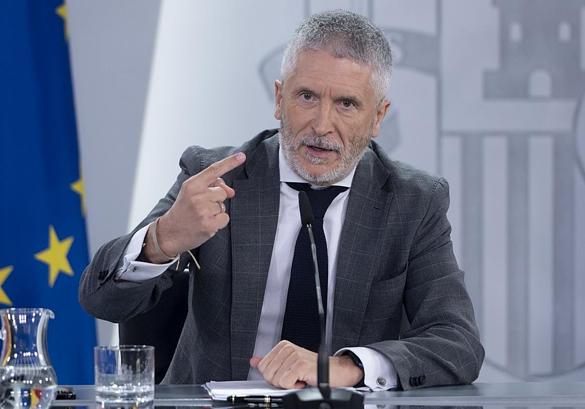 El ministro de Interior, Fernando Grande-Marlaska, en una imagen de archivo.