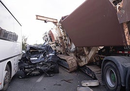 El accidente en la A-30.