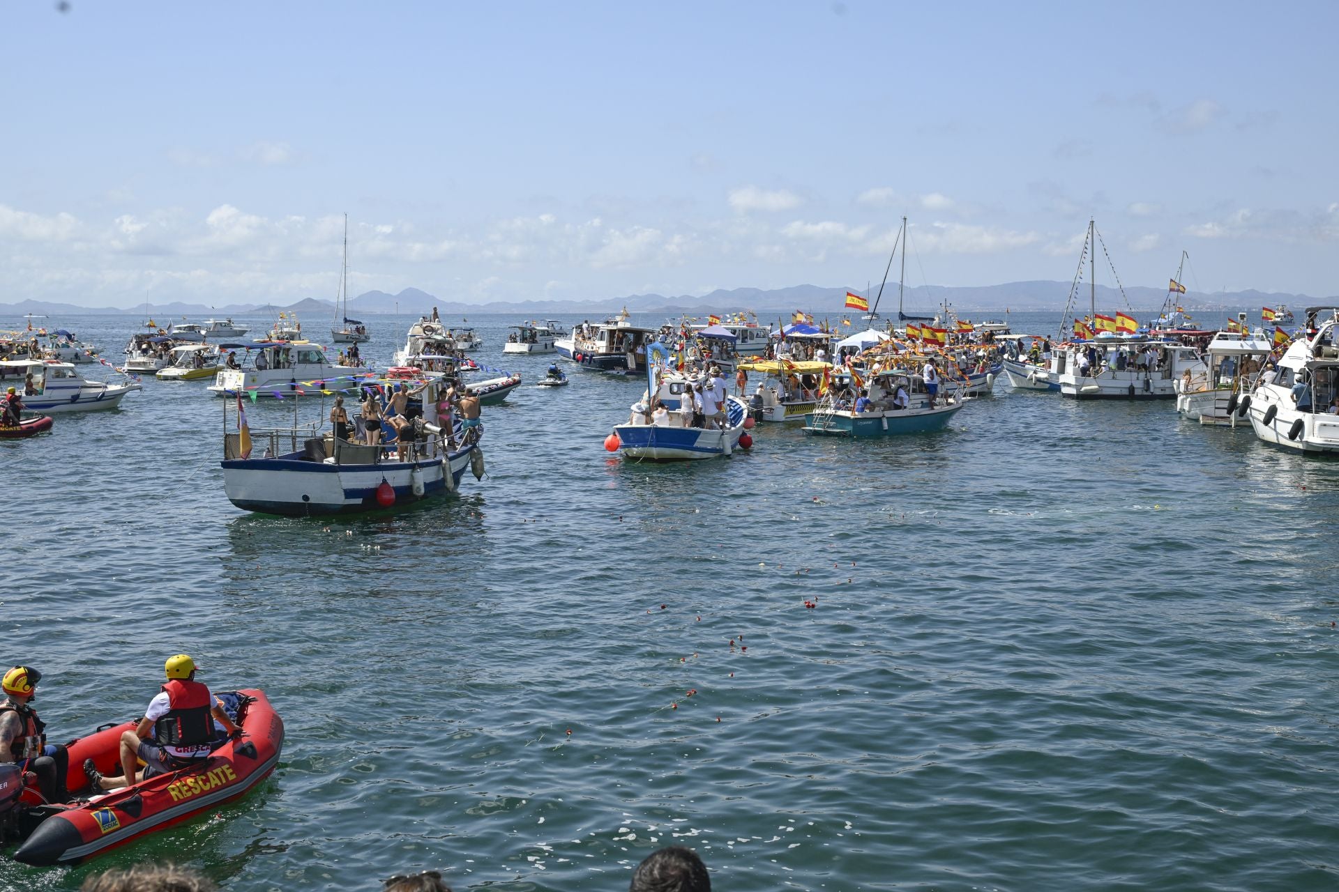 La procesión de la Virgen del Carmen en San Pedro del Pinatar, en imágenes