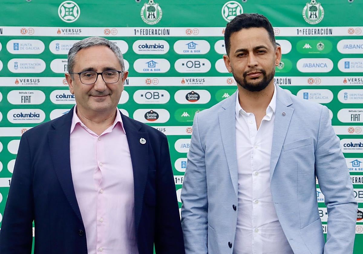 Joan Farías llega al Arenteiro de la mano de su «padrino» Moreno