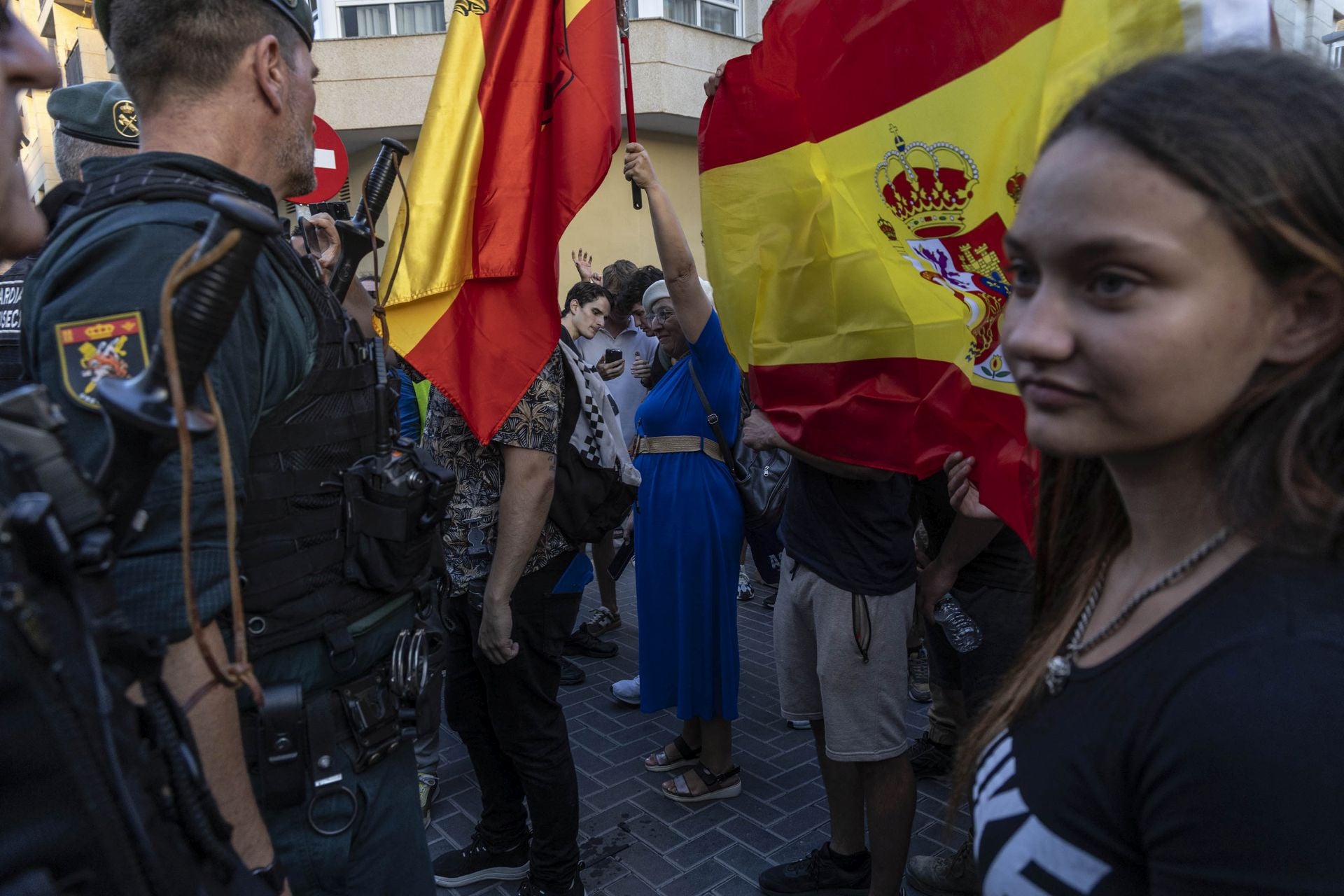 Grupos ultras devuelven la tensión a Torre Pacheco este martes con una protesta a medio gas
