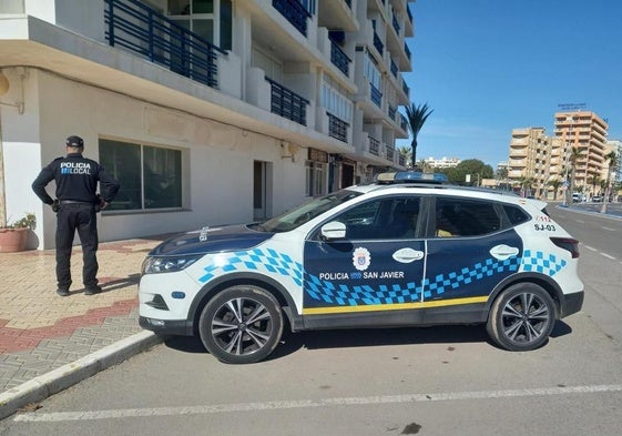 Policía local de San Javier en una imagen de archivo.