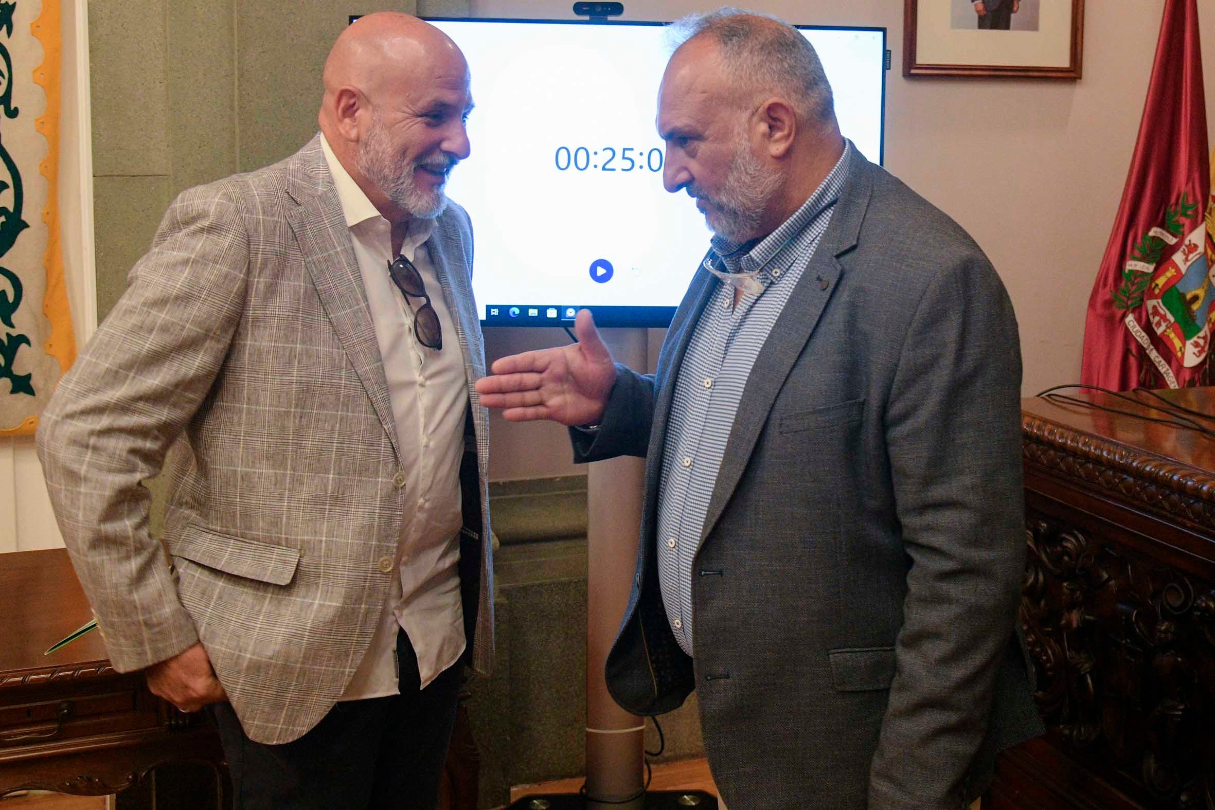 El pleno del Ayuntamiento de Cartagena este jueves, en imágenes