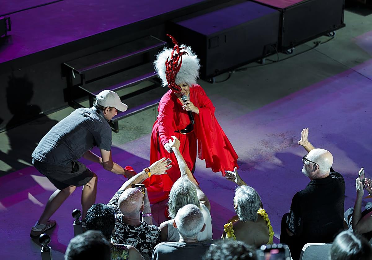 La cantante Lady Blackbird este martes en el Auditorio Municipal Parque Almansa (San Javier).