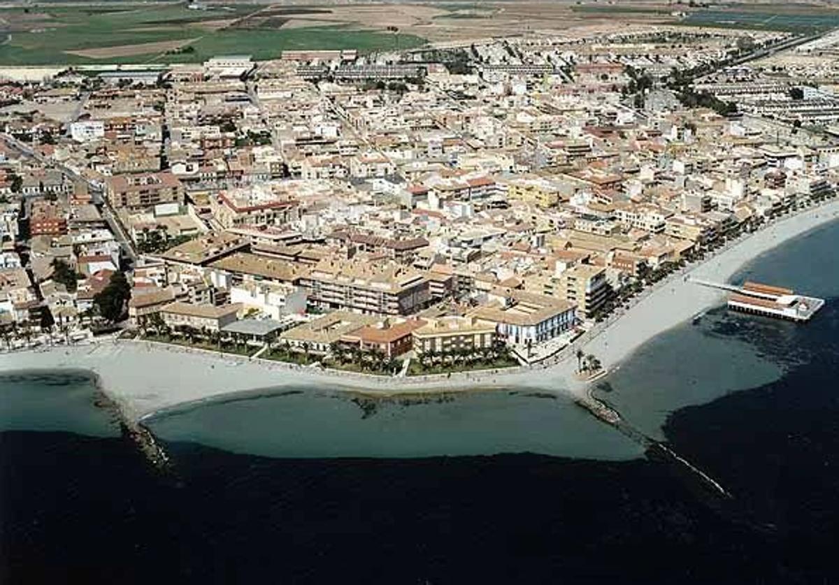 Playa de Manzanares, en Los Alcázares.