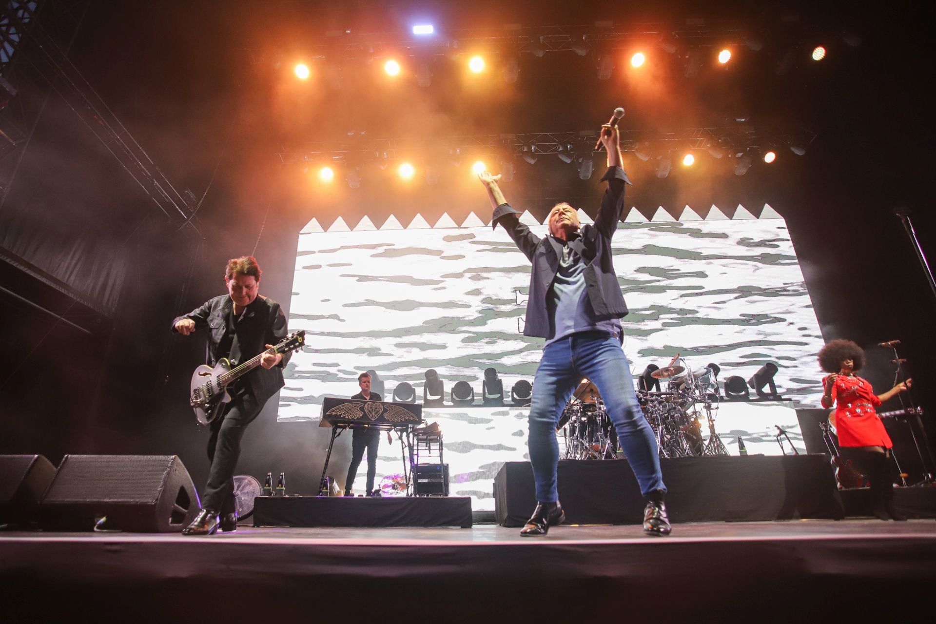 El concierto de Simple Minds en Murcia, en imágenes