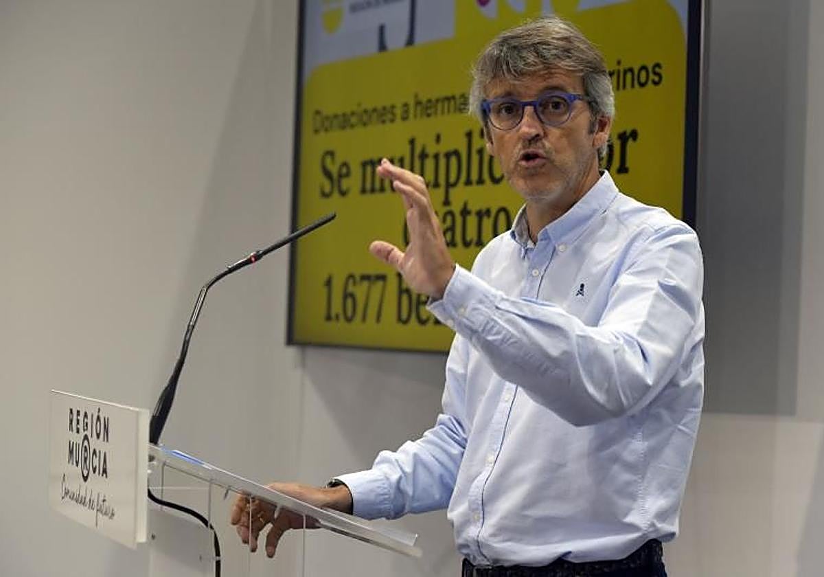 El consejero de Economía y Hacienda, Luis Alberto Marín.