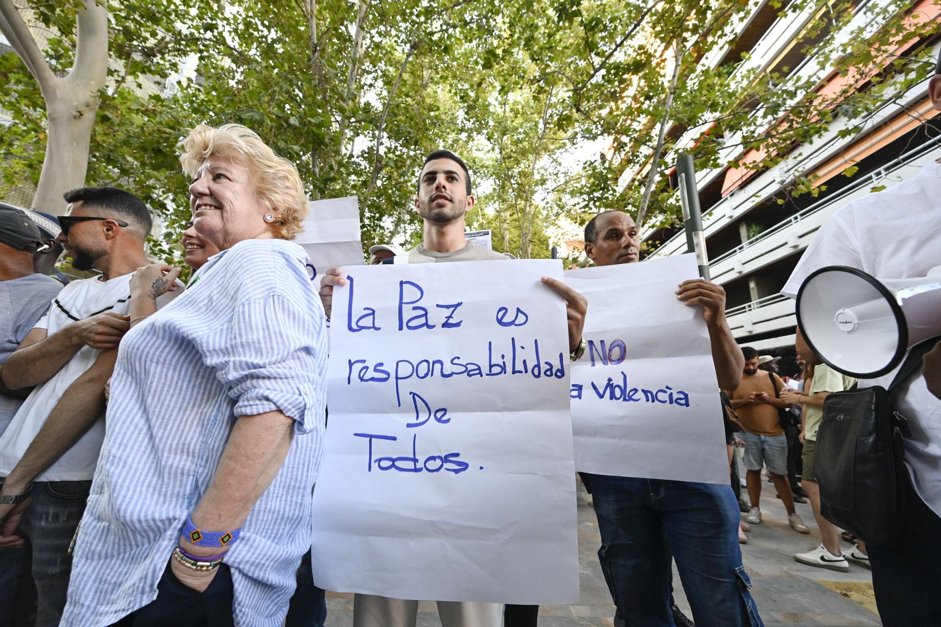 En imágenes, la protesta contra el racismo celebrada en Murcia