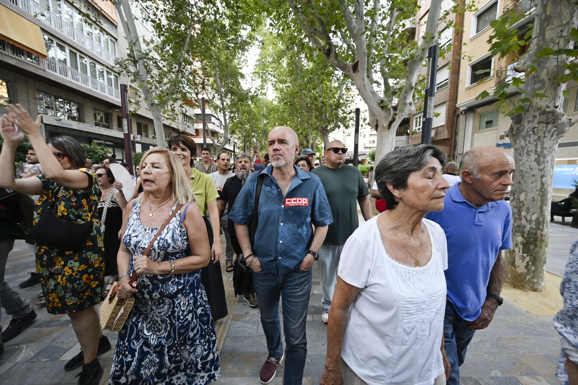 En imágenes, la protesta contra el racismo celebrada en Murcia