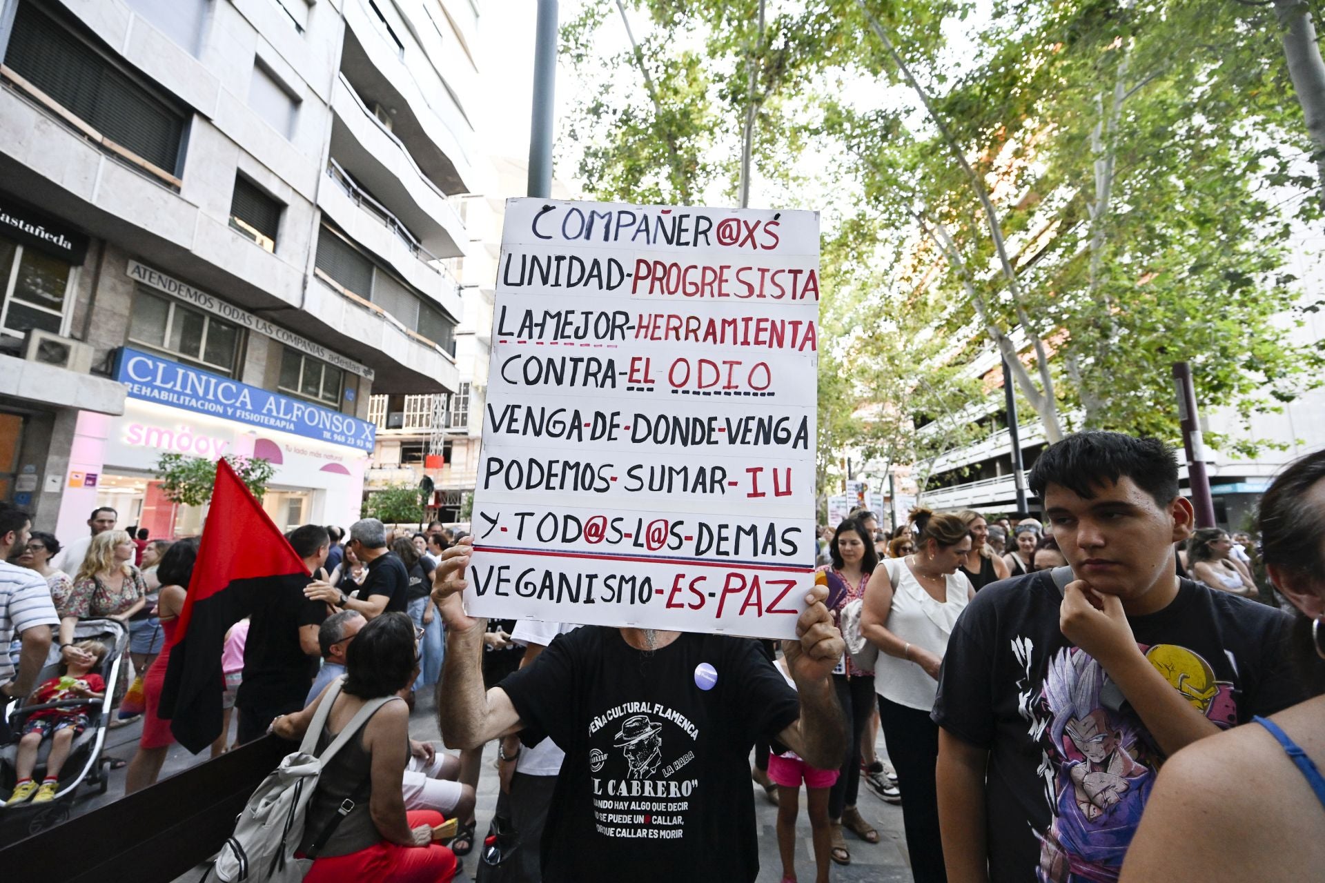 En imágenes, la protesta contra el racismo celebrada en Murcia