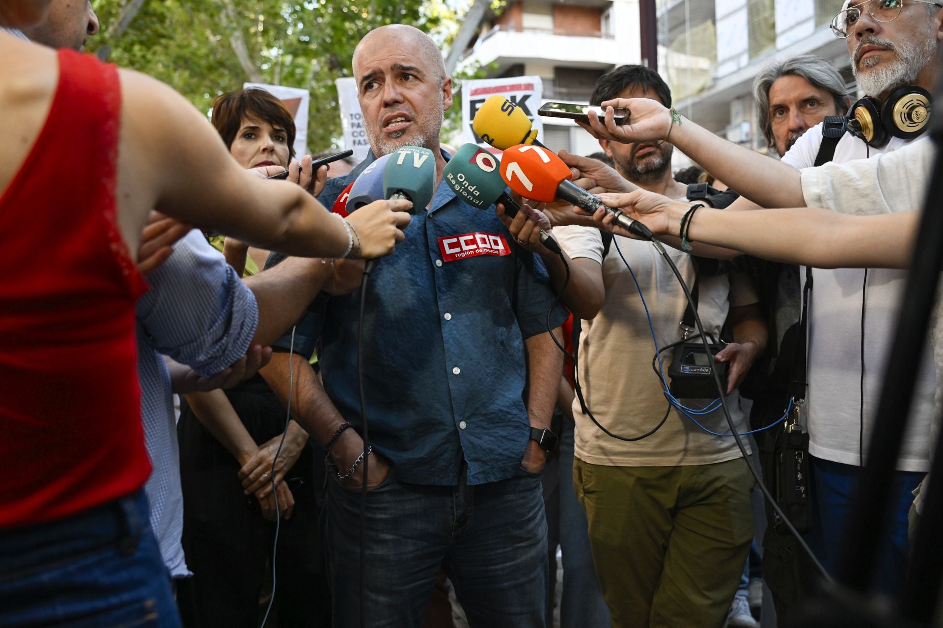En imágenes, la protesta contra el racismo celebrada en Murcia