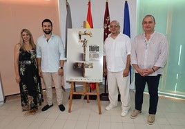 Presentación del cartel del certamen de Trovo del Cante de las Minas, obra de Onésimo Samuel Hernández.