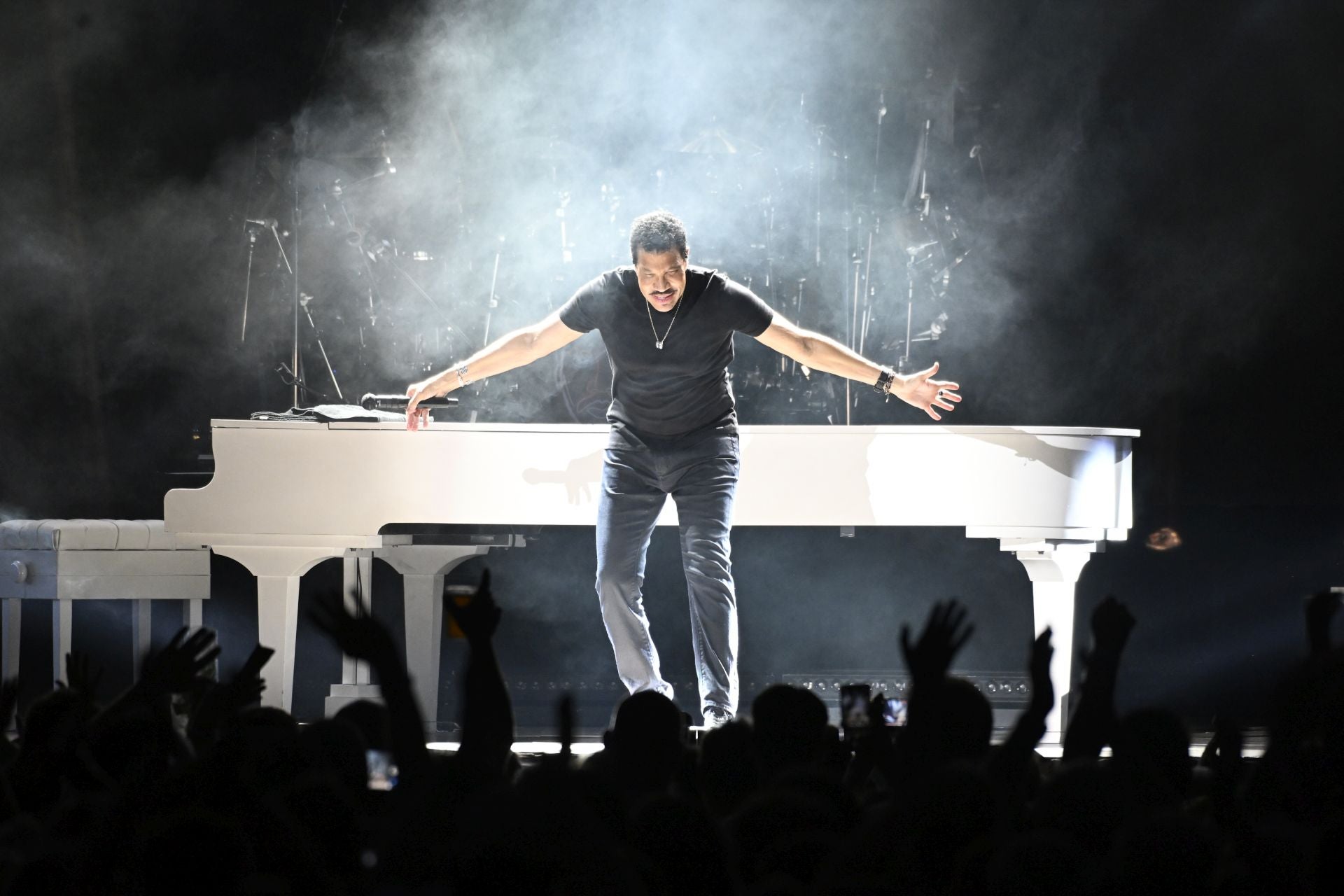 Concierto de Lionel Richie en Murcia, en imágenes