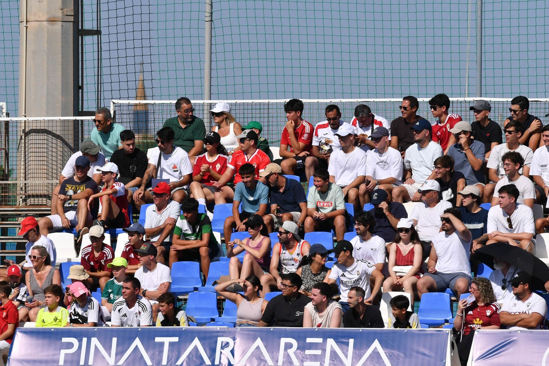 Las imágenes del partido de pretemporada entre el Real Murcia y el Albacete Balompié