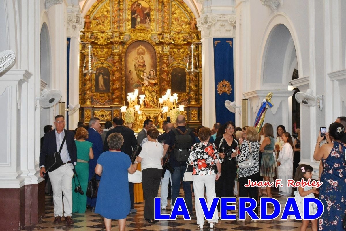 Imágenes del traslado de la Virgen de las Maravillas para abrir el Año Jubilar en Cehegín
