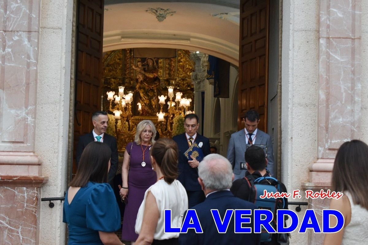 Imágenes del traslado de la Virgen de las Maravillas para abrir el Año Jubilar en Cehegín