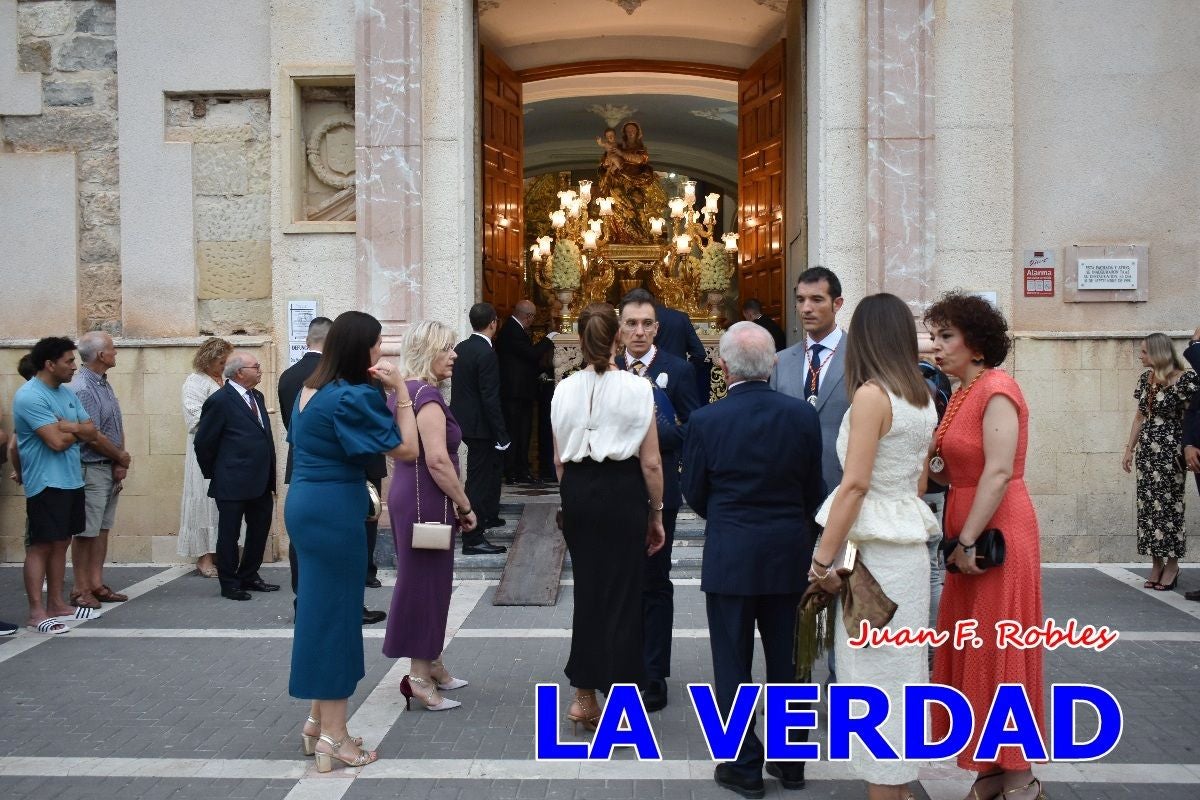 Imágenes del traslado de la Virgen de las Maravillas para abrir el Año Jubilar en Cehegín