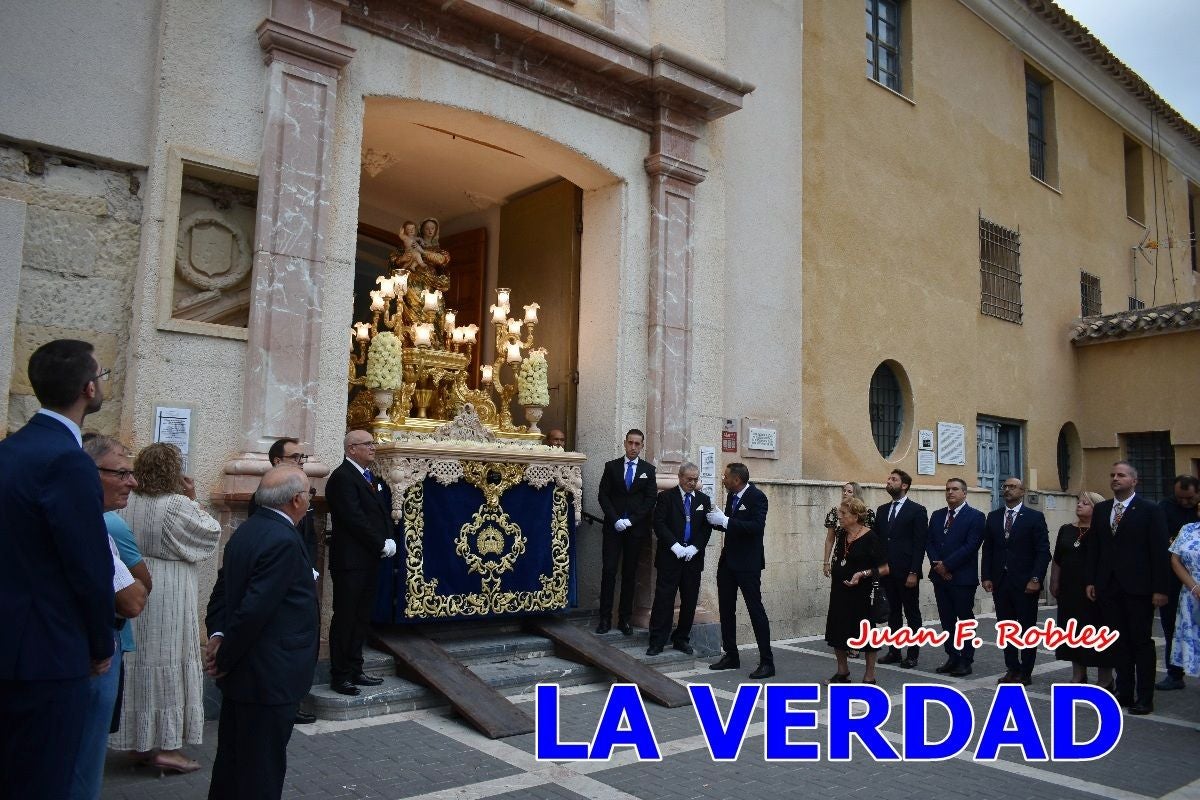 Imágenes del traslado de la Virgen de las Maravillas para abrir el Año Jubilar en Cehegín