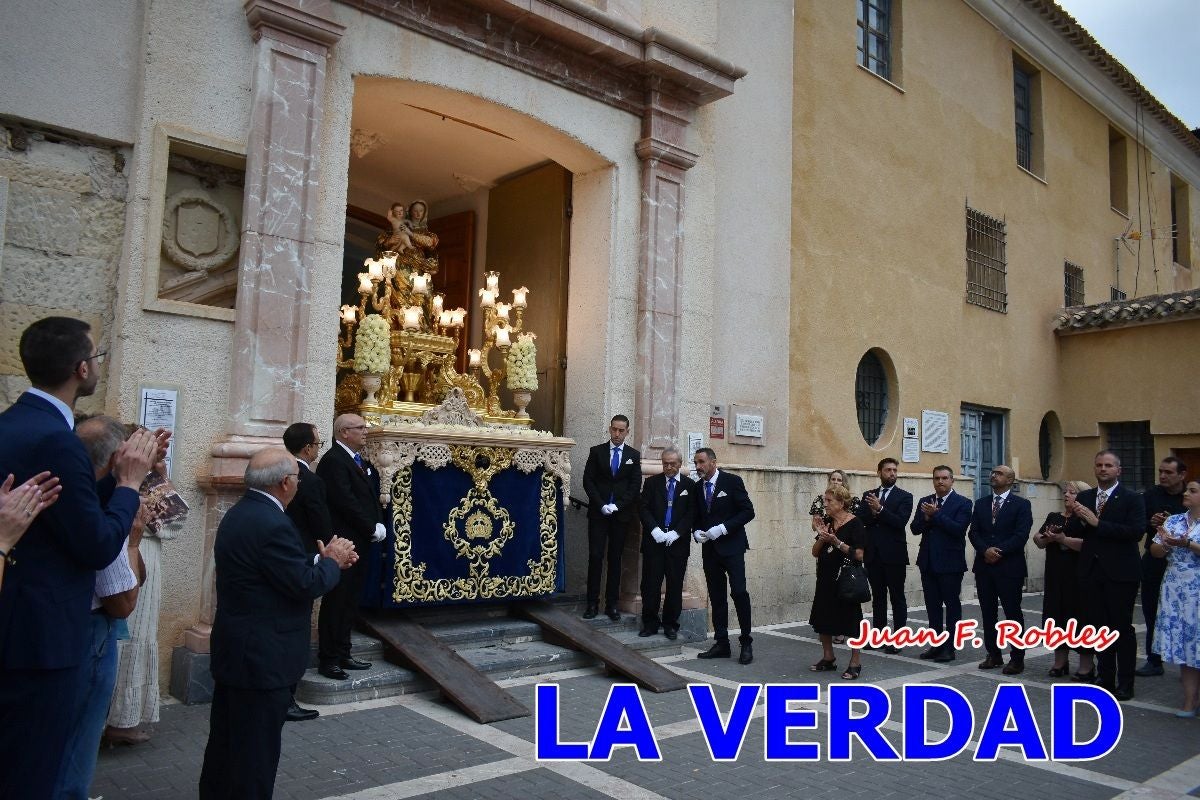 Imágenes del traslado de la Virgen de las Maravillas para abrir el Año Jubilar en Cehegín