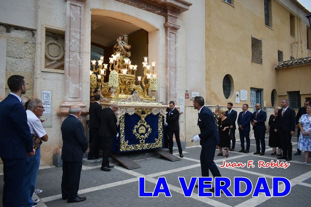 Imágenes del traslado de la Virgen de las Maravillas para abrir el Año Jubilar en Cehegín