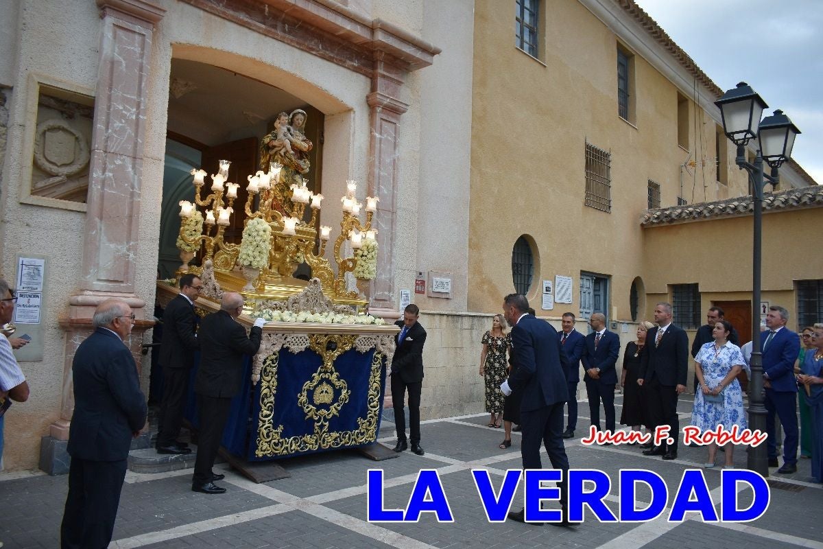 Imágenes del traslado de la Virgen de las Maravillas para abrir el Año Jubilar en Cehegín