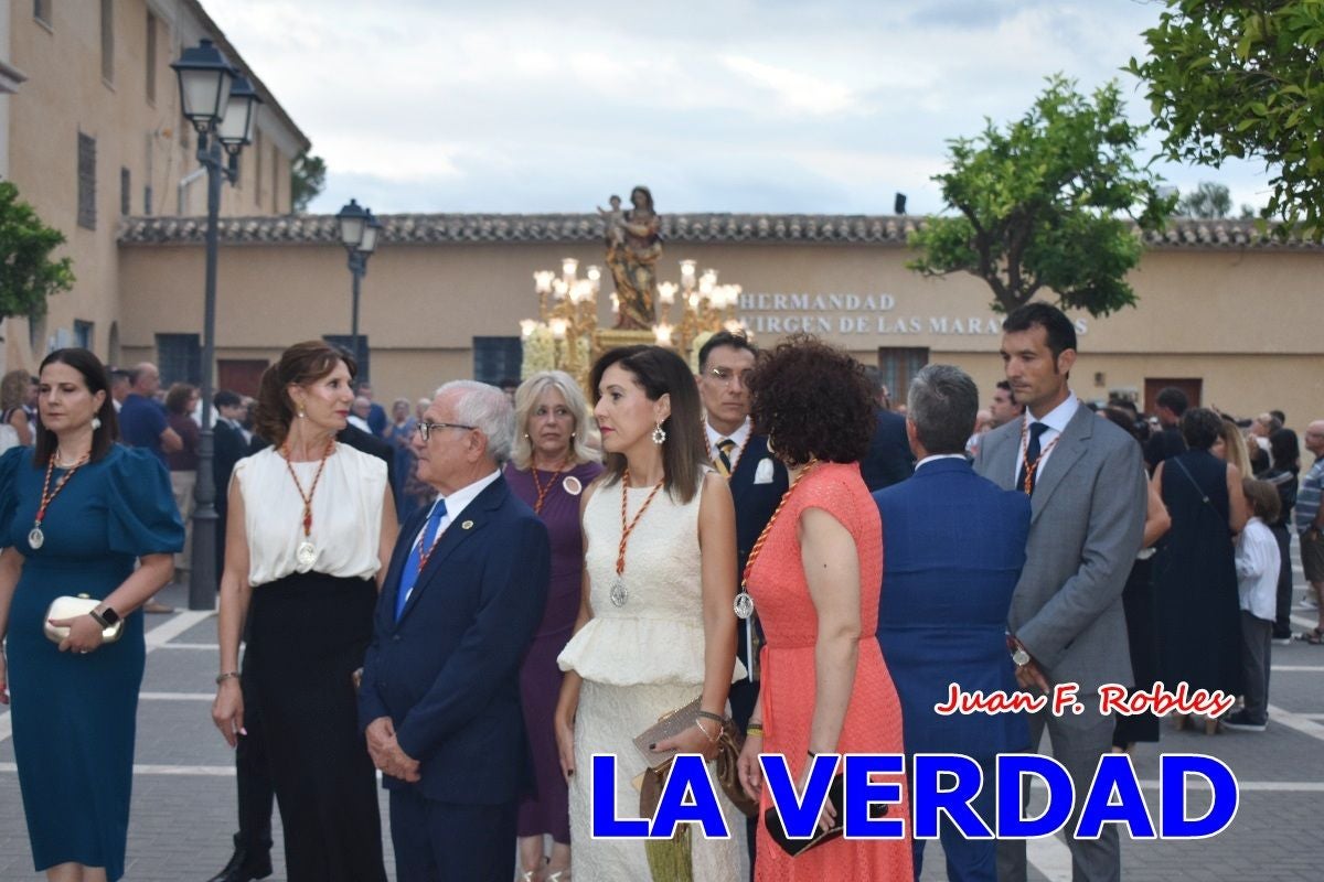Imágenes del traslado de la Virgen de las Maravillas para abrir el Año Jubilar en Cehegín
