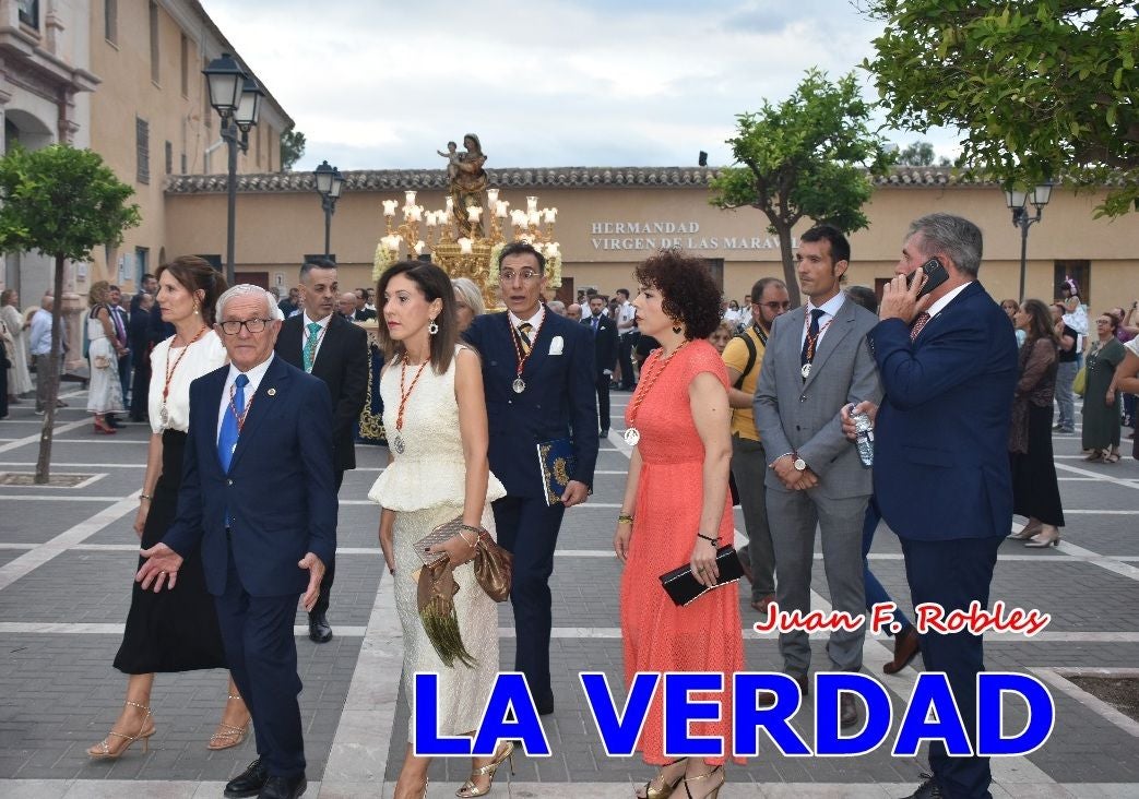 Imágenes del traslado de la Virgen de las Maravillas para abrir el Año Jubilar en Cehegín