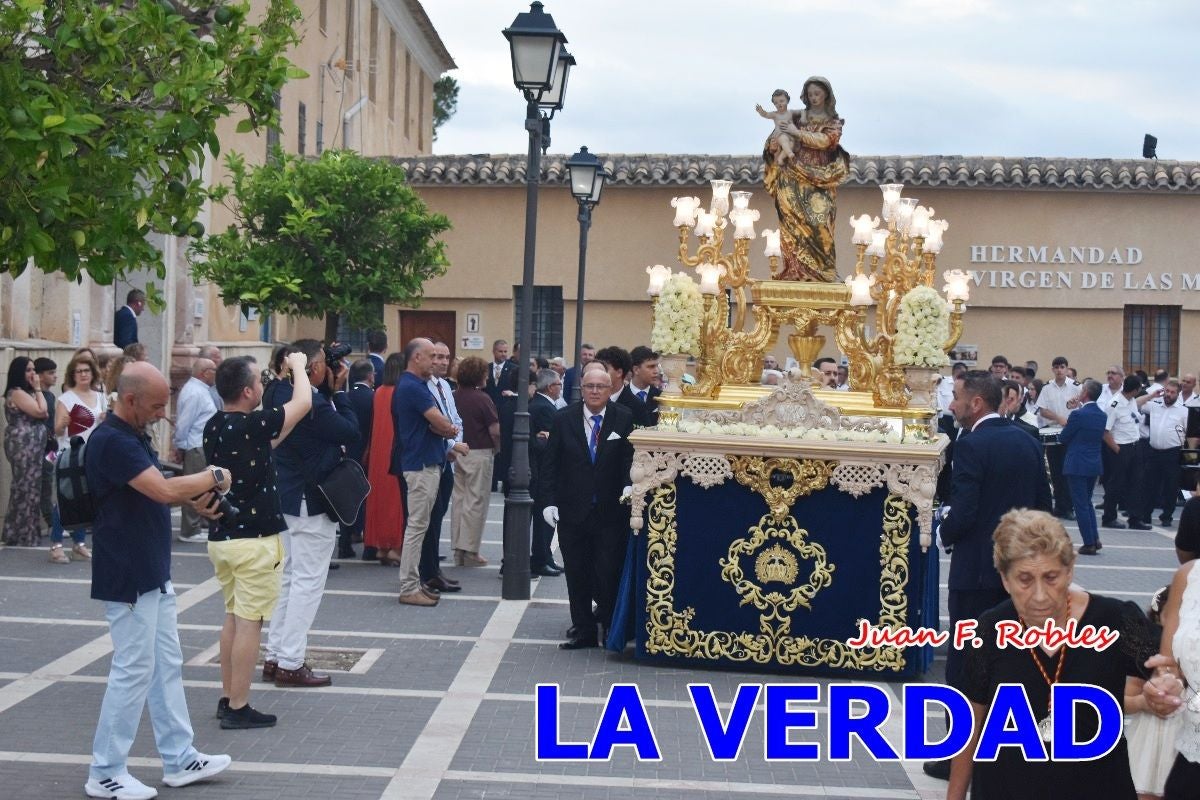 Imágenes del traslado de la Virgen de las Maravillas para abrir el Año Jubilar en Cehegín
