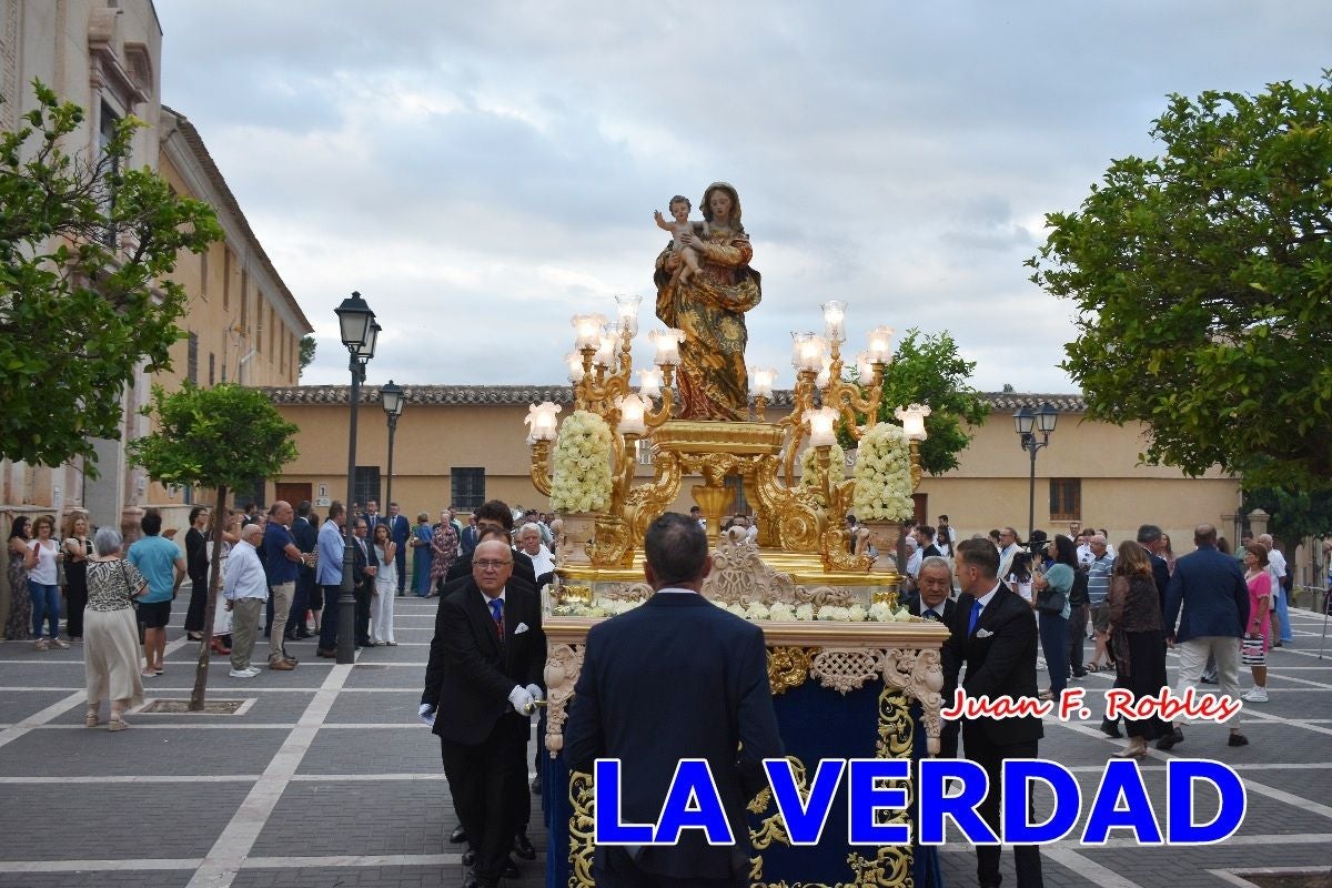Imágenes del traslado de la Virgen de las Maravillas para abrir el Año Jubilar en Cehegín