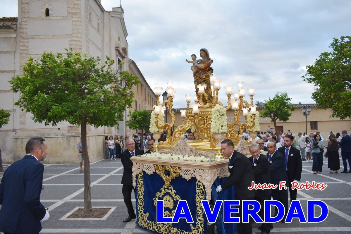 Imágenes del traslado de la Virgen de las Maravillas para abrir el Año Jubilar en Cehegín